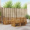 vidaXL Seturi de canapele 7 pcs natural Lemn Solid de Acacia