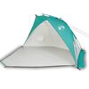 vidaXL Cort de plajă, verde marin, 268x223x125 cm, poliester 185T