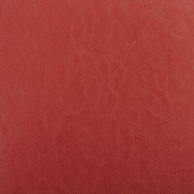 vidaXL Fotoliu cu taburet, roșu, piele ecologică