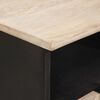 vidaXL Dulap de noapte Alb 40 x 33 x 46 cm Lemn de mango solid