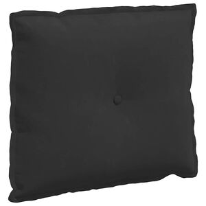 vidaXL Perna pentru spate Negru 60 x 50 cm Țesătură din microfibră