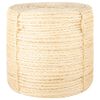 vidaXL Fr&acirc;nghie, 50 m, sisal 100%, 6 mm