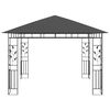 vidaXL Pavilion cu plasă anti-țânțari&lumini LED, antracit, 3x3x2,73 m