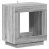 vidaXL Masă laterală Sonoma gri 60 x 40 x 65 cm Lemn prelucrat