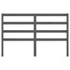vidaXL Tăblie de pat, gri, 166x4x100 cm, lemn masiv de pin