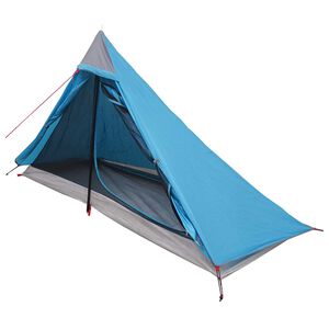 vidaXL Cort de backpacking albastru 222 x 85 x 125 cm