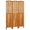 vidaXL Paravan de cameră 3 panouri 121,5x2x180 cm lemn masiv de acacia