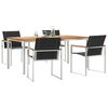vidaXL Set de masă pentru grădină 5 pcs Maro Lemn Solid de Acacia