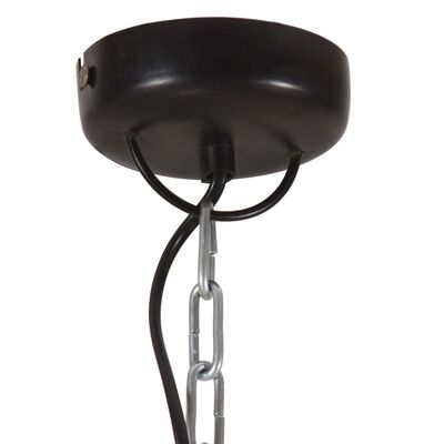 vidaXL Lampă suspendată industrială, negru, 32 cm, E27