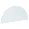 vidaXL Placă de sticlă pentru semineu Transparent 1200 x 500 mm Sticlă