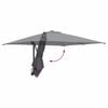 vidaXL Parasol de Grădină Antracit 248,5 x 247,5 x 160 cm