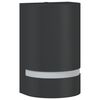 vidaXL Lampă exterioară de perete, negru, aluminiu turnat sub presiune