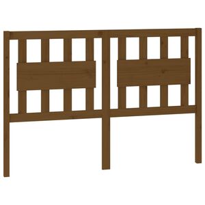 vidaXL Tăblie de pat, maro miere, 125,5x4x100 cm, lemn masiv de pin