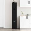 vidaXL Cabinet de Apotecă Stejar negru 30 x 41 x 174.5 cm