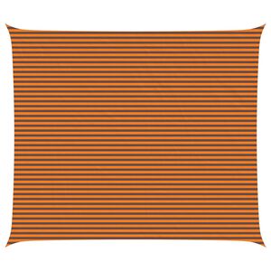vidaXL P&acirc;nză de umbră Portocalie și maro 7 x 6 m 100% poliester Oxford