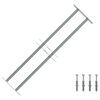 Grilaj de siguranță pentru ferestre cu 2 bare transversale 700-1050 mm