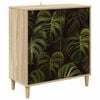 vidaXL Bufet ELBURG Sonoma 69 x 33 x 75 cm Lemn prelucrat