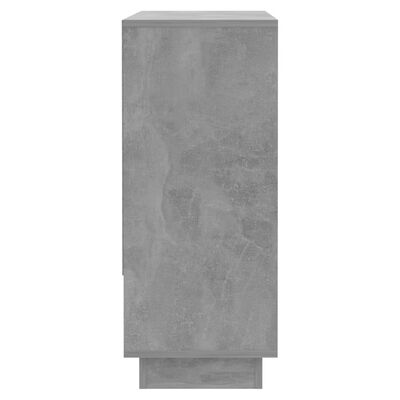 vidaXL Servantă, gri beton, 97x31x75 cm, PAL