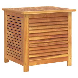 vidaXL Ladă depozitare grădină cu grilaj 60x50x56 cm lemn masiv acacia
