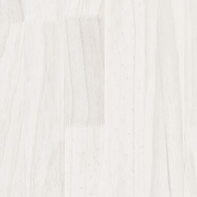 vidaXL Noptieră, alb, 40x30,5x40 cm, lemn masiv de pin
