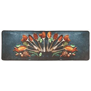 vidaXL Covor bucătărie, multicolor, 60x180 cm, lavabil, anti-alunecare