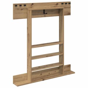 vidaXL Suport pentru tacuri de biliard Lemn prelucrat 93 x 12 x 103 cm