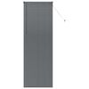 vidaXL Jaluzele venetiene Gri &icirc;nchis 220 x 70 cm Aluminiu