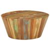 vidaXL Măsuță de cafea, &Oslash;65x31 cm, lemn masiv reciclat