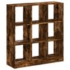 vidaXL Bibliotecă, stejar fumuriu, 102x32x108 cm, lemn prelucrat