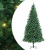 vidaXL Brad de Crăciun artificial Verde 300 cm PVC și metal și plastic