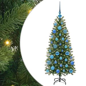 vidaXL Brad de Crăciun artificial Verde 120 cm PE și PVC