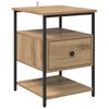 vidaXL Dulap de noapte Stejar Artizanal 40 x 42 x 56 cm Lemn prelucrat