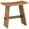 vidaXL Scaun de baie Maro 50 x 29,5 x 50,5 cm Lemn solid de tec