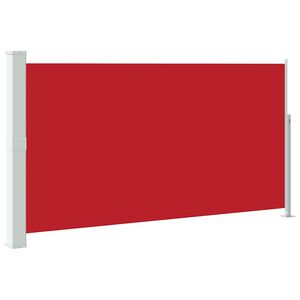 vidaXL Copertină laterală pentru terasă/curte, roșu, 160x300 cm