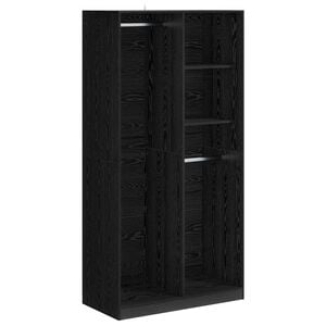 vidaXL Dulap Stejar negru 100 x 50 x 200 cm Lemn prelucrat