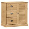 vidaXL Servantă cu sertare VIGO, 78x40x75 cm, lemn masiv de pin