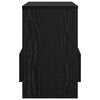 vidaXL Raft pentru reviste 2 pcs Stejar Negru 35 x 30 x 45 cm