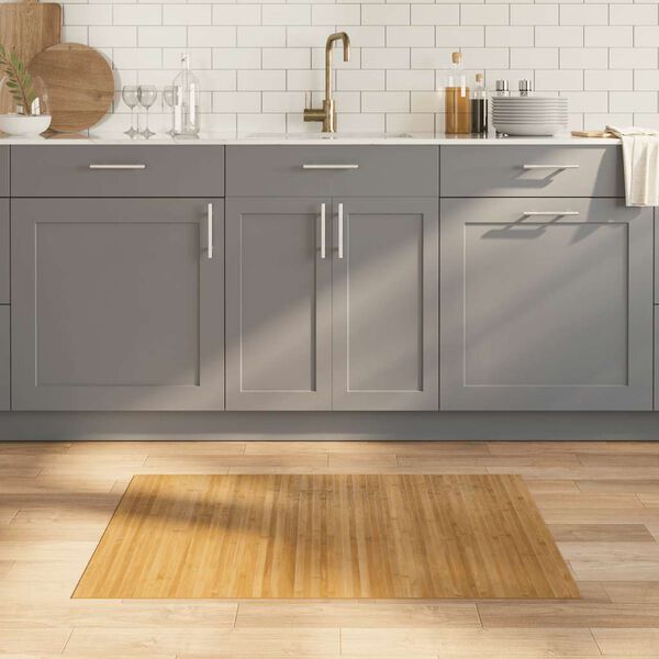 vidaXL Covor dreptunghiular, natural, 70x100 cm, bambus