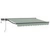 vidaXL Cadru manual de marchiză cu LED-uri 3 x 2,5 m