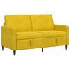 vidaXL Sofa cu Spațiu de Depozitare Galben 152 x 78 x 87 cm Poliester