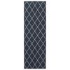vidaXL Covor Runner ORIZ 1150 gsm Model din plasă neagră
