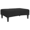 vidaXL Taburet, negru, 77x55x31 cm, catifea