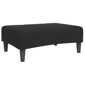 vidaXL Taburet, negru, 77x55x31 cm, catifea
