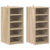 vidaXL Pantofare, 2 buc., stejar sonoma, 31,5x35x70 cm, PAL
