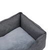 vidaXL Pat pentru c&acirc;ini, gri, 85,5x70x23 cm, l&acirc;nă aspect in
