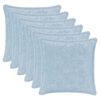 vidaXL Husă pentru pernă 6 buc. HOUTEN Albastru deschis 30 x 30 cm