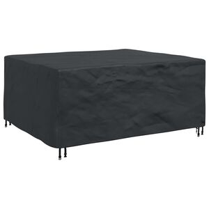 vidaXL Husă pentru mobilă Simplu Negru 200 x 160 x 70 cm 600D