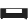 vidaXL Comodă TV, negru, 120x35x48 cm, lemn prelucrat