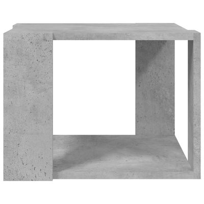 vidaXL Masă de cafea, gri beton, 40x40x30 cm, lemn compozit