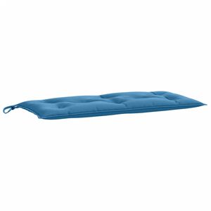 vidaXL Pernă bancă de grădină, melanj albastru, 100x50x7 cm, textil
